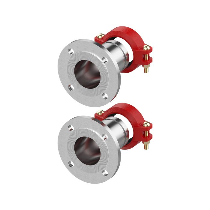 Złączka przejściowa z przyłączem kołnierzowym AALBERTS HFC BigFixLock F komplet 2 sztuki DN 80/DN 80 | M66259593
