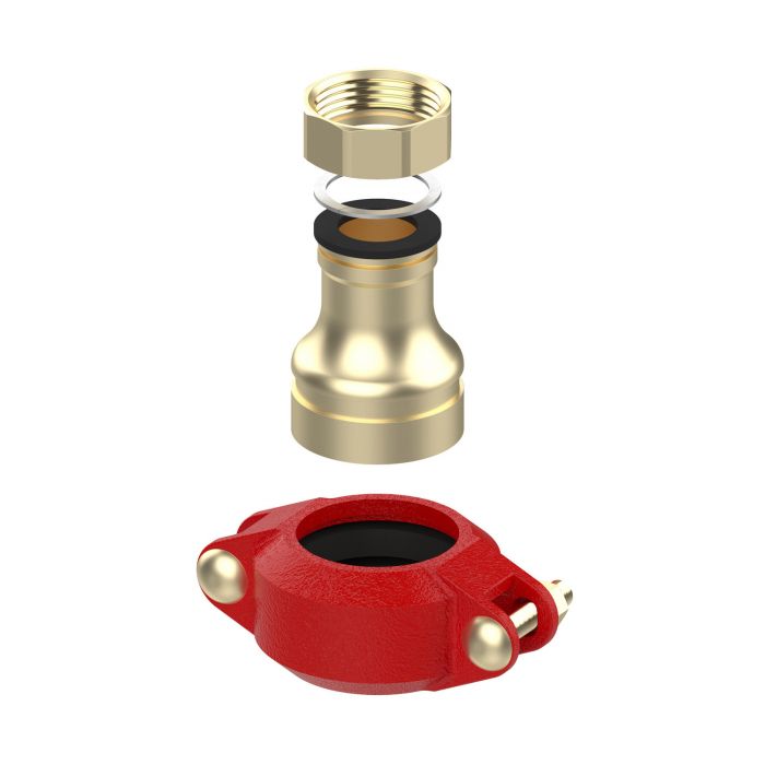 Komplet śrubunków do rozdzielacza MeiFlow L MF AALBERTS HFC 2 sztuki GZ 1 1/2" | M6630550