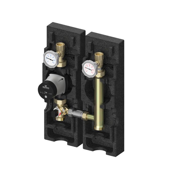 Grupa pompowa AALBERTS HFC MeiFlow M MC z pompą Grundfos Alpha 2 25-60 z mieszaczem DN 25 | M6683330