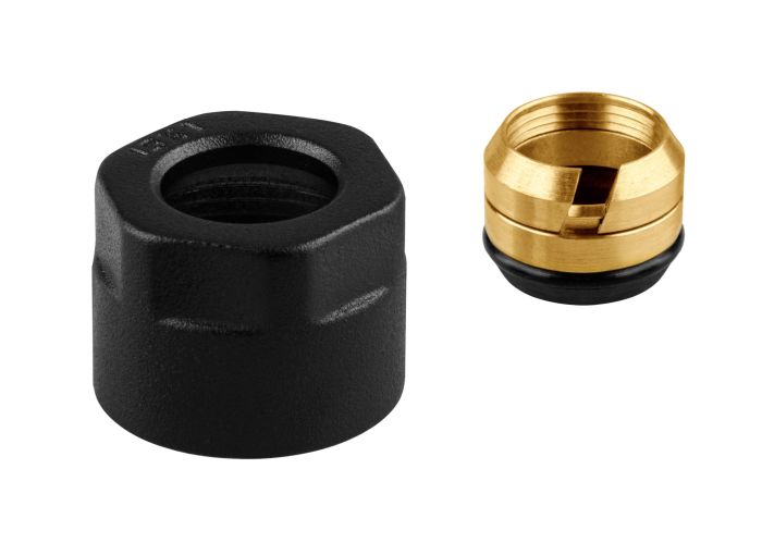 Złączka Vario Term GW M22x1,5 / Cu (15x1) czarna mat  | M766B004024