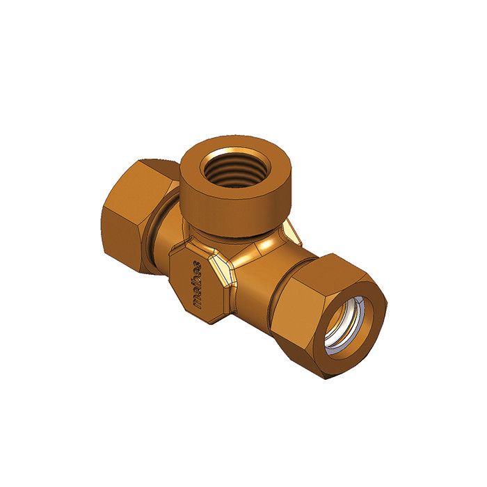 Trójnik podłączeniowy FixLock set T Dn 16 x 1/2" GW
