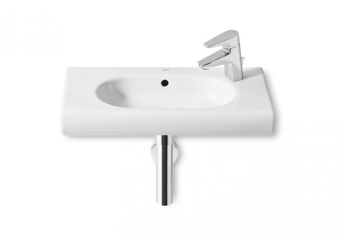 Umywalka ROCA MERIDIAN ścienna Compacto z otworem 600 x 320 x 130 mm biała | A32724T000