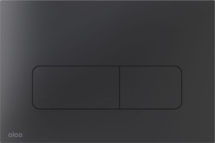 Przycisk sterujący ALCADRAIN FLAT do systemów podtynkowych ze stali nierdzewnej czarny mat 247 x 165 x 5 mm | MOONBLACK