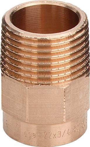 Złączka przejściowa z brązu przyłącze lutowane GZ 28 mm x 1/2" 94243G