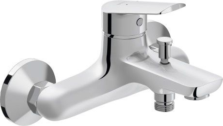 Bateria wannowa ścienna DURAVIT DuraStyle Basic 1-uchwytowa 1-otworowa chrom | N15230000010