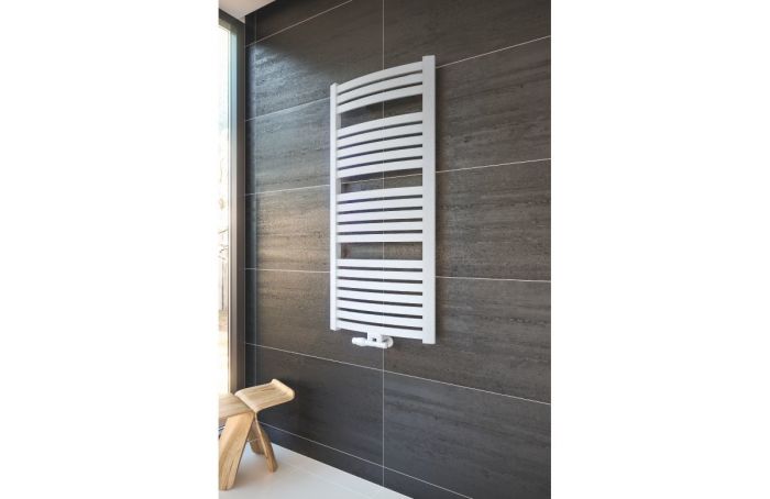 Grzejnik pionowy wygięty Nadir W AD-W 140/55 712 W 1410x 570 x 100 mm 16 szary antracyt przyłącze dolne środkowe 21 | 10111365402116 #2