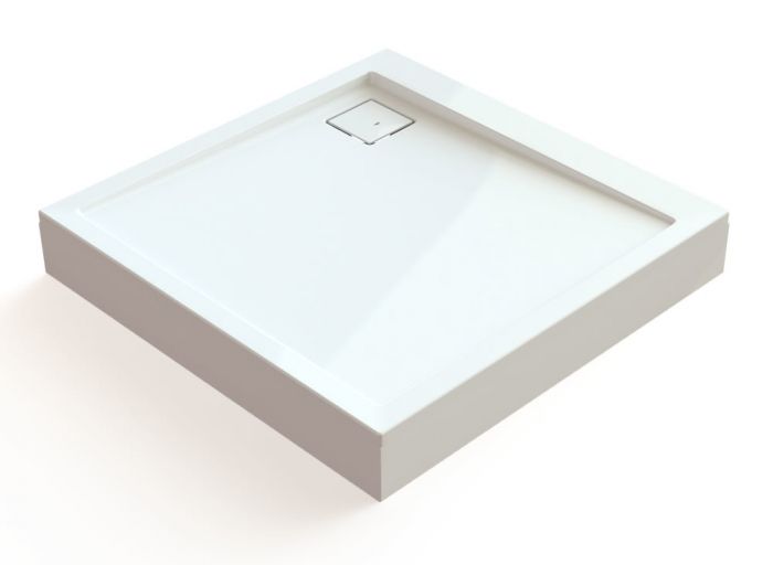 Obudowa aluminiowa brodzika 800 x 125 mm SANPLAST OBF biała EW | 625401030001000