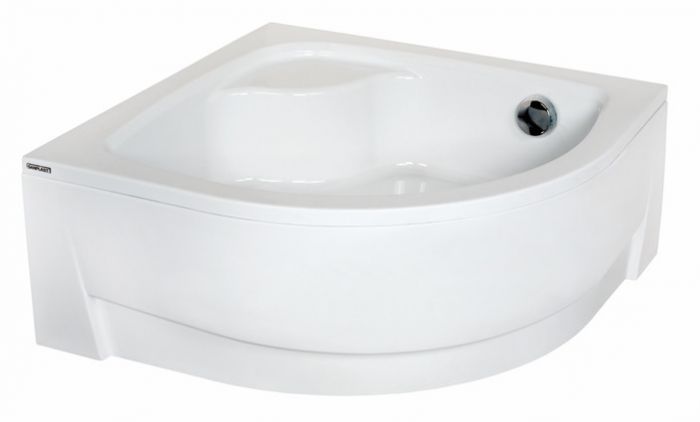 Eko Plus OBP/EKOPLUS 90x90x25 obudowa z ABS brodzikowa półokrągły 900 mm biała EW