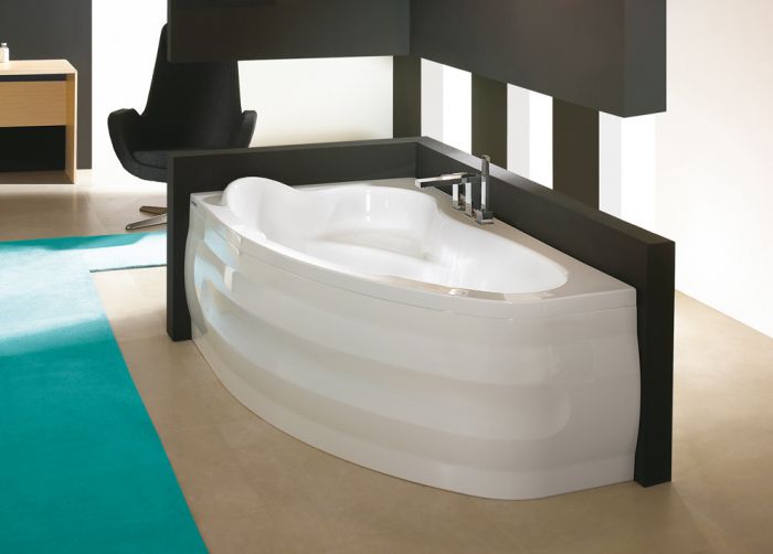 Comfort obudowa do wanny OWAU/CO 100x160 z ABS asymetryczny 1600 x 1000 mm biały