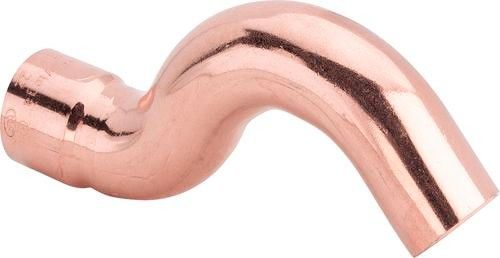 Łuk z miedzi obejściowy, końcówka wsuwana 22 mm 95086