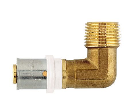 Kolano 90° zaprasowane 16x2 1/2" GZ