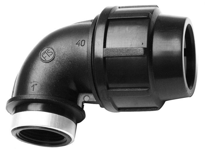 Kolano PE-HD 90° GW 40 mm x 3/4" | MAGNAPLAST 448403