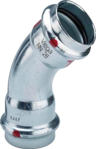 Łuk 45° ze stali ocynkowanej 12 mm Prestabo 1126