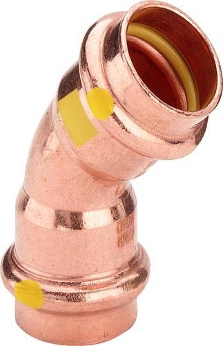 Łuk 45° z miedzi 35 mm Profipress G 2626 GAZ