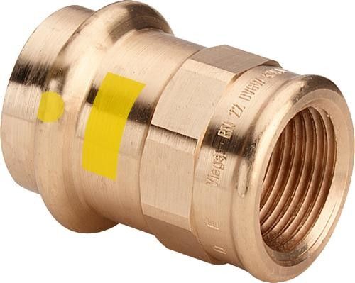 Mufa przejściowa z brązu GW 42 mm x 1 1/2" Profipress G 2612 GAZ