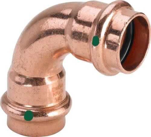 Łuk 90° z miedzi 12 mm Profipress 2416 WODA