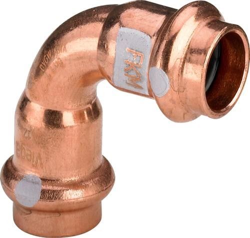 Łuk 90° z miedzi 22 mm Profipress S 4516 SOL