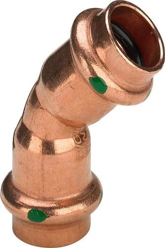 Łuk z miedzi 45° 22 mm Profipress 2426 WODA