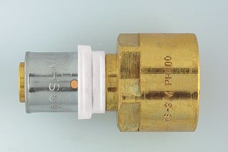 Złączka prosta zaprasowywana 16x2 GW