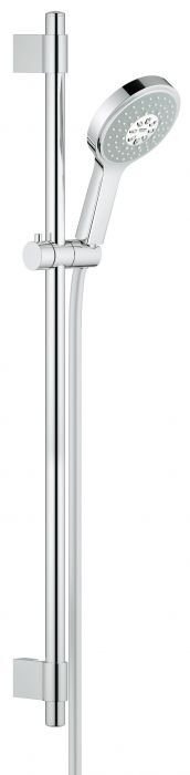 Zestaw prysznicowy 4-strumieniowy GROHE POLSKA Power&Soul długość drążka: 900 mm chrom zawiera: wąż prysznicowy 1750 mm, drążek prysznicowy, prysznic ręczny | 27734000
