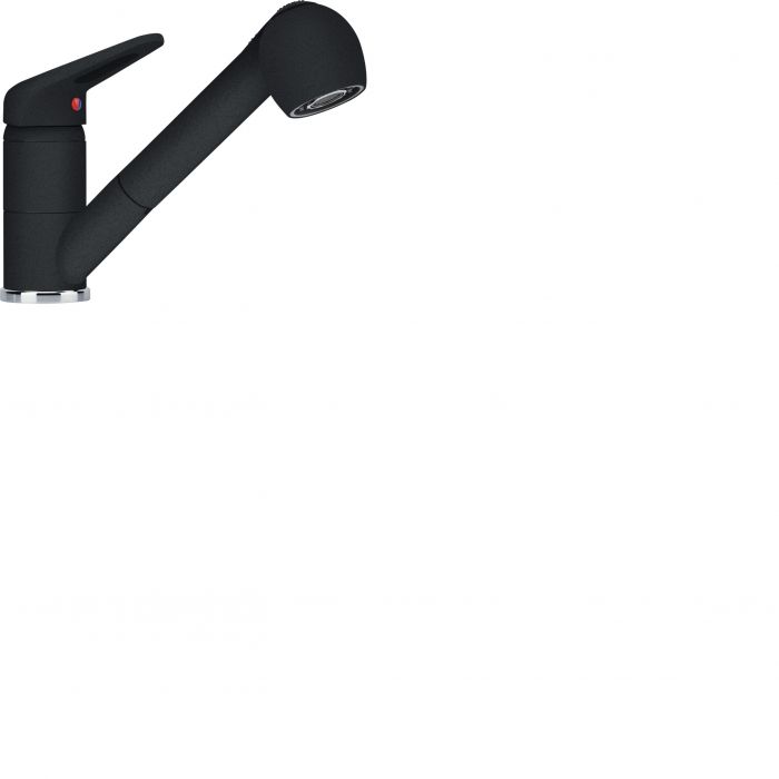 Bateria zlewozmywakowa stojąca FRANKE Prince II Pull-Out Spray onyx z wyciąganą wylewką | 1150470675