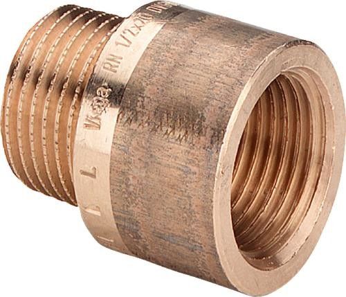 Przedłużka z brązu gwintowana z wielokątem wewnętrznym GZ x GW 1" 40 mm 3525 