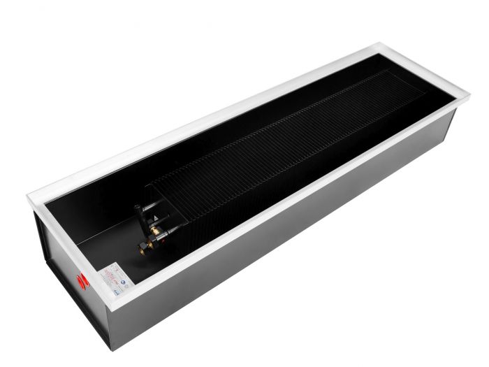 Grzejnik QUATTRO 150 x 1800 x 350 mm RAL 9005 czarny mat