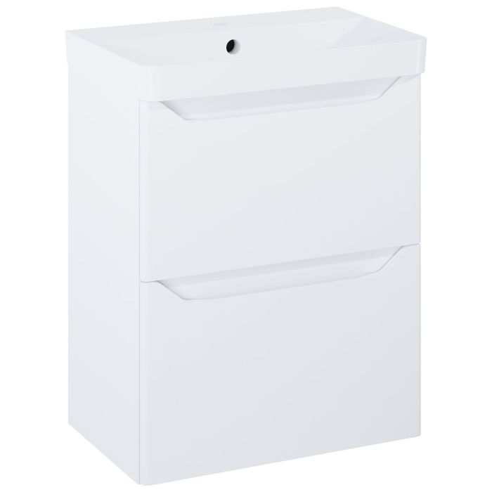 Komplet łazienkowy szafka z umywalką 508 x 353 x 656 mm white matt ROCA HELO COMPACT  | RE020500205290