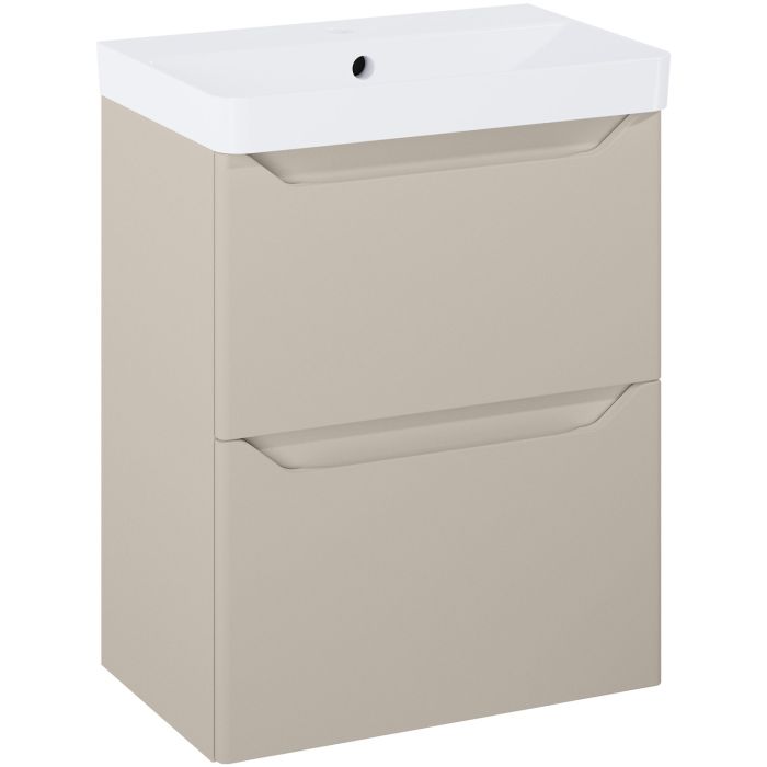 Komplet łazienkowy szafka z umywalką 508 x 353 x 656 mm fume matt ROCA HELO COMPACT  | RE020500207020