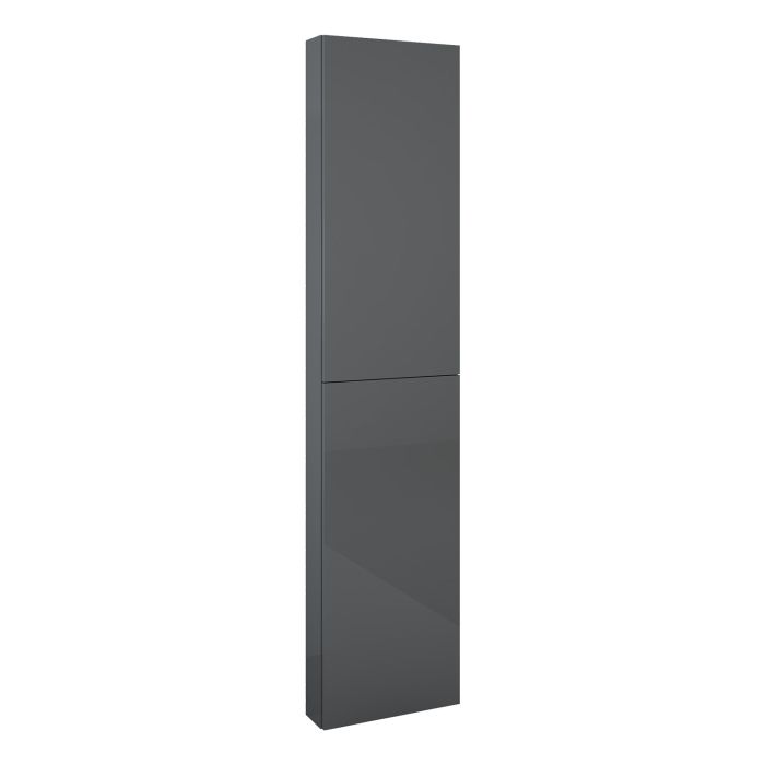 Słupek 400 x 126 x 1800 mm anthracite HG z 2 drzwiami ROCA For All 40 2D (12,6) | RE030400066610