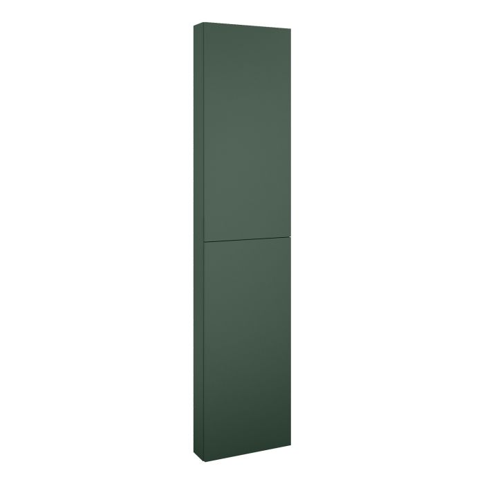 Słupek podwieszany z płyty laminowanej 400 x 126 x 1800 mm forest green matt z 2 drzwiami ROCA For All 40 2D (12,6) | RE030400067010