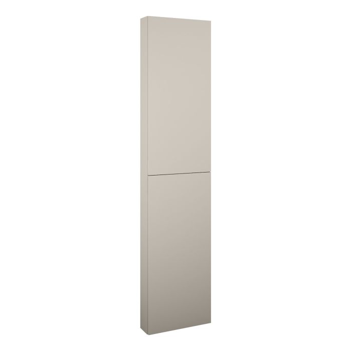 Słupek podwieszany z płyty laminowanej 400 x 126 x 1800 mm fume matt z 2 drzwiami ROCA For All 40 2D (12,6) | RE030400067020