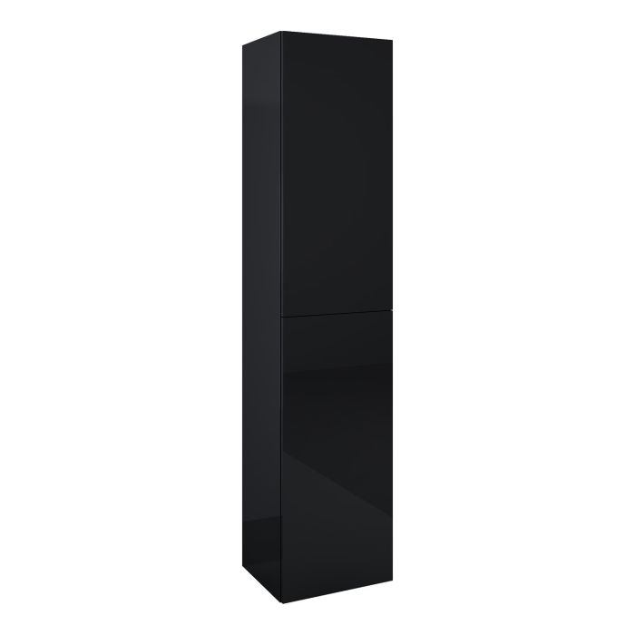 Słupek 400 x 352 x 1800 mm black HG z 2 drzwiami ROCA For All 40 2D | RE030400163510
