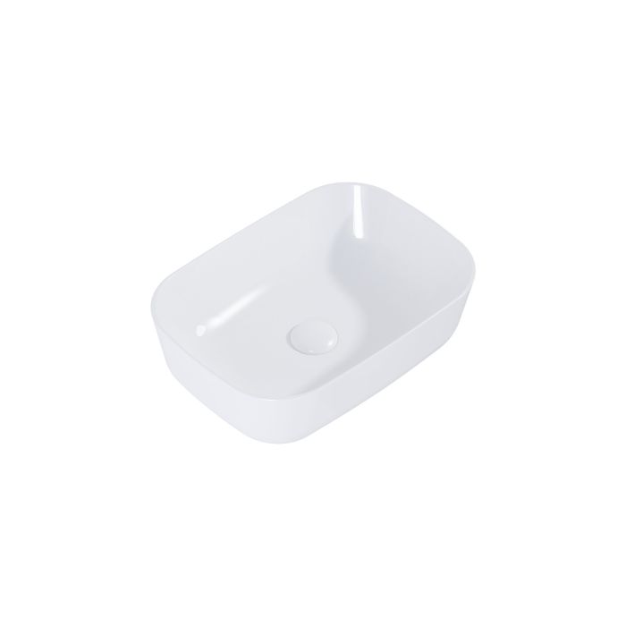 Umywalka ceramiczna ROCA RENI nablatowa prostokątna 455 x 325 x 135 mm ceram white  | RE040800038060
