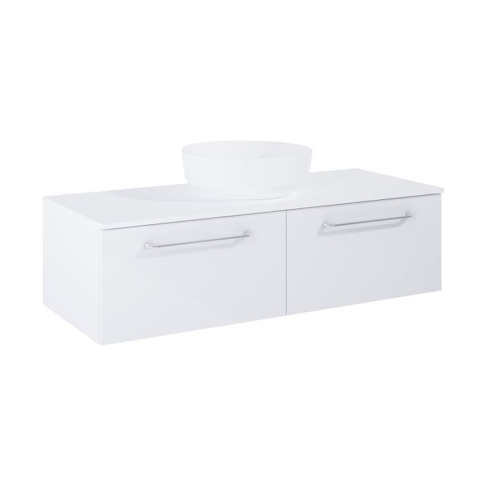 Komoda 120 2S 318 x 1200 x 449 mm white hg ROCA Look Slim | RE081204028060