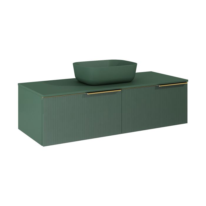 Komoda 318 x 453 mm forest green matt ROCA SOHO SLIM 120 2S | RE081204047010
