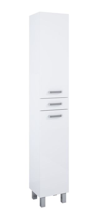 Słupek 2-drzwiowy z szufladą płyta laminowana 299 x 291 x 1820 mm white ROCA SUNN | RE169201008060