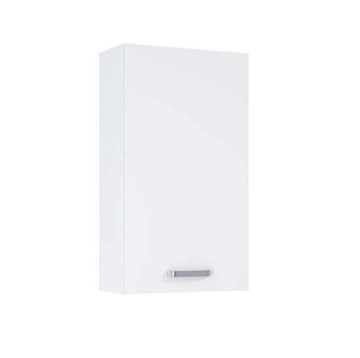 Szafka wisząca 1-drzwiowa płyta laminowana 399 x 216 x 720 mm white HG ROCA SUNN | RE169206008060
