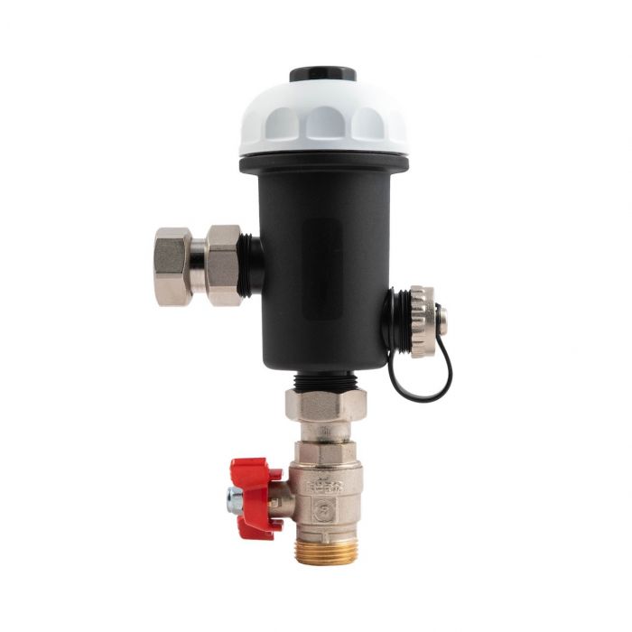 Filtr osadu magnetyczny RICOM RMV5 do 28kW montaż w pionie lub poziomie GW 3/4" | RMV5