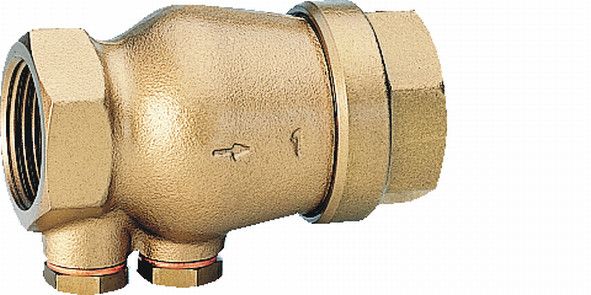 Zawór zwrotny antyskażeniowy mosiężny z możliwością nadzoru Braukmann EA-RV280 1 1/4" GW