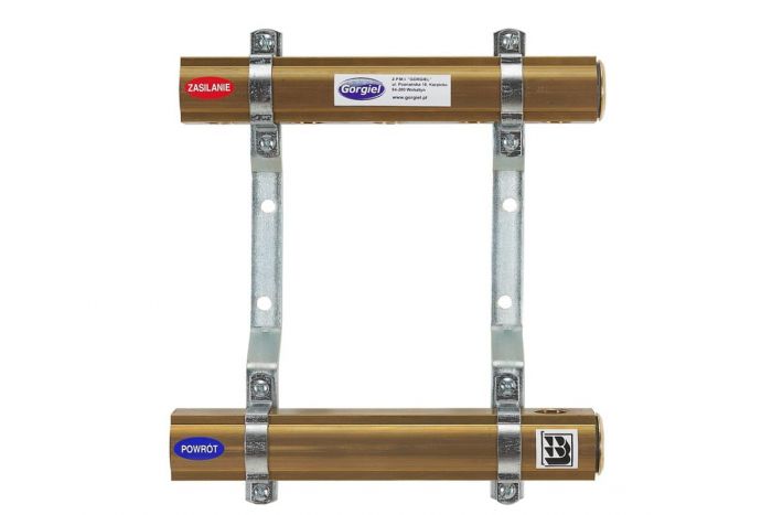 Rozdzielacz mosiężny bez nypli GORGIEL R-9 455 x 290 x 75 mm | 1041121190