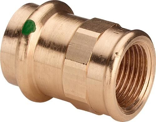 Złączka przejściowa z brązu GW 22 mm x 1" Sanpress 2212