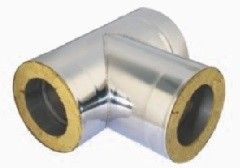 Trójnik 90° DN 300/350 KRZYSPOL system dwuścienny SD-1 | SD1T90300350