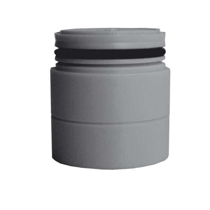 Przedłużka gniazda ścienno-podłogowego Metal Inox 5 cm
