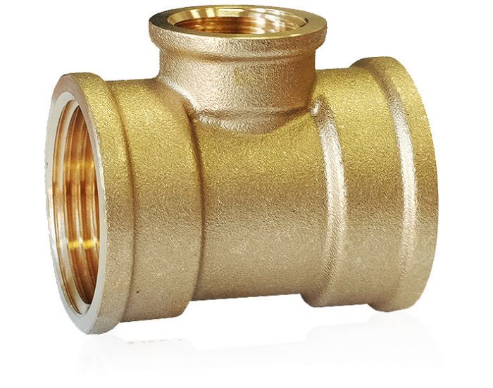 Trójnik gwintowany redukcyjny mosiężny GW 1" x 3/4" SKALAR NORMAL