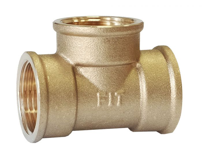 Trójnik gwintowany mosiężny GW 3/8" SKALAR NORMAL