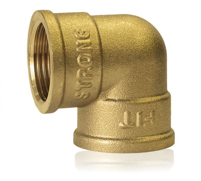 Kolano gwintowane 90° mosiężne GW 1" SKALAR STRONG