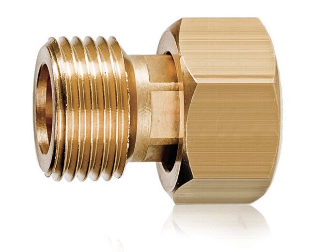 Półśrubunek gwintowany równoprzelotowy mosiężny GW x GZ 3/4" SKALAR