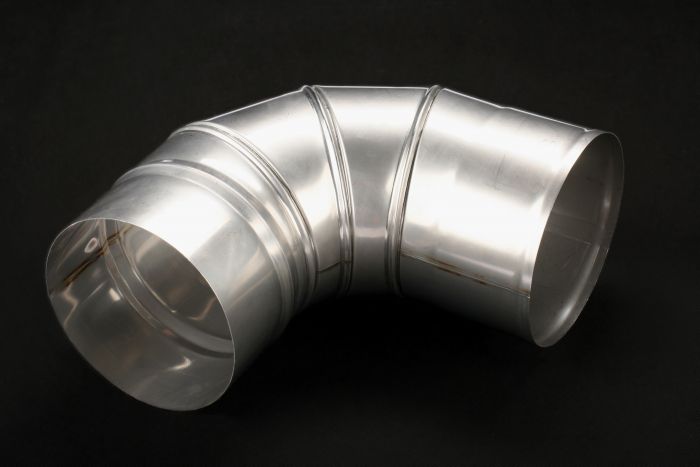 Kolano 90° KRZYSPOL system jednościenny SJB DN 130 | SJBK90130