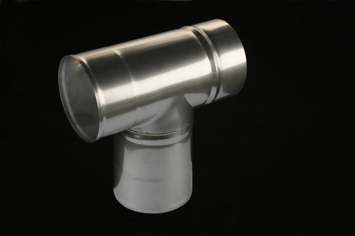 Trójnik 90° KRZYSPOL system jednościenny SJB DN 130 | SJBT90130